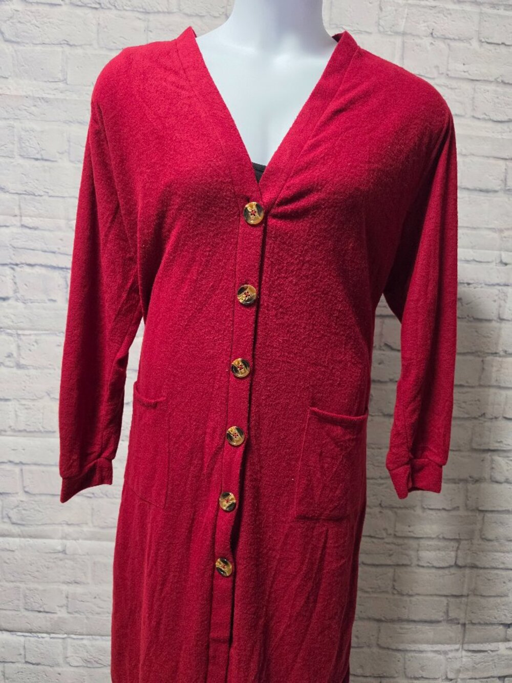 Long Line Button Front Cardigan/Duster